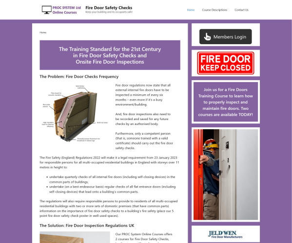 Guide for fire door safety checks and inspections.